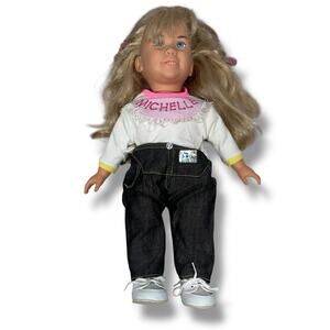 Vintage 1991 Meritus Full House Michelle Tanner Talking Doll 16.5" READ